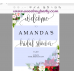 Winter Bridal Shower welcome sign template,Bridal Shower welcome sign,(154)